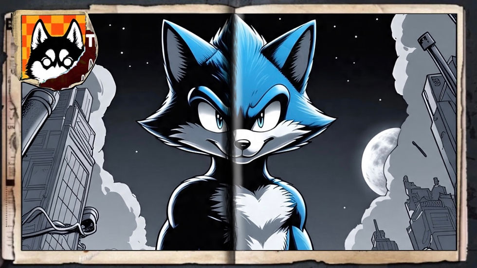 “Sonic The Foxhog”, a comic wallpaper by Austin Lambeau.