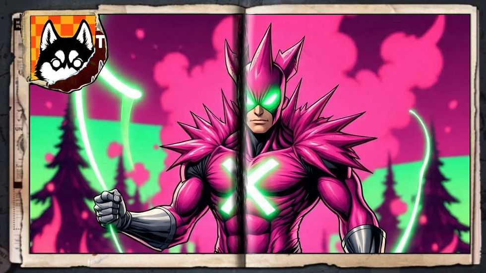“X-Tra”, a comic wallpaper by Austin Lambeau.