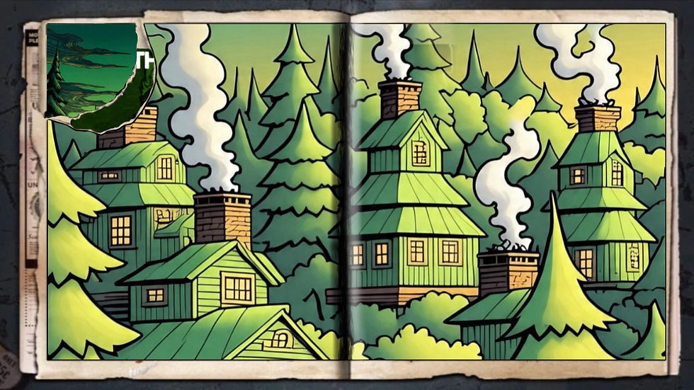 “Green Hill Zone”, a comic wallpaper by Austin Lambeau.