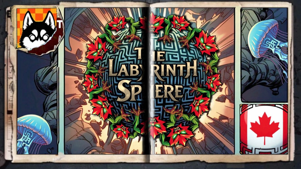 “Labyrinth Sphere, The”, a comic wallpaper by Austin Lambeau.