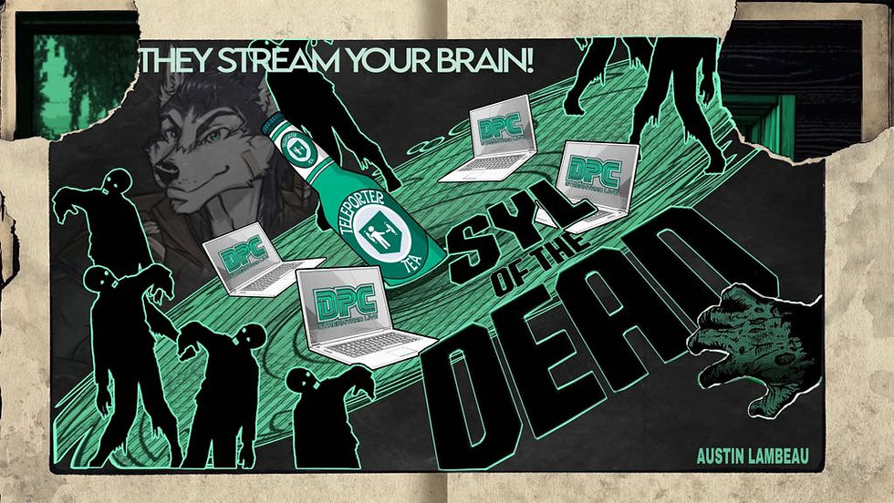 “SYL Of The Dead”, a comic wallpaper by Austin Lambeau.