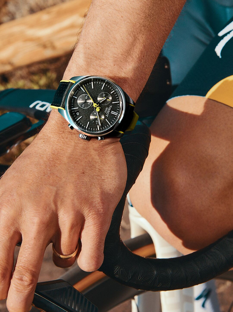 TISSOT : PR100 ÉDITION SPÉCIALE TOUR DE FRANCE « LA MONTRE DES PASSIONNÉS »