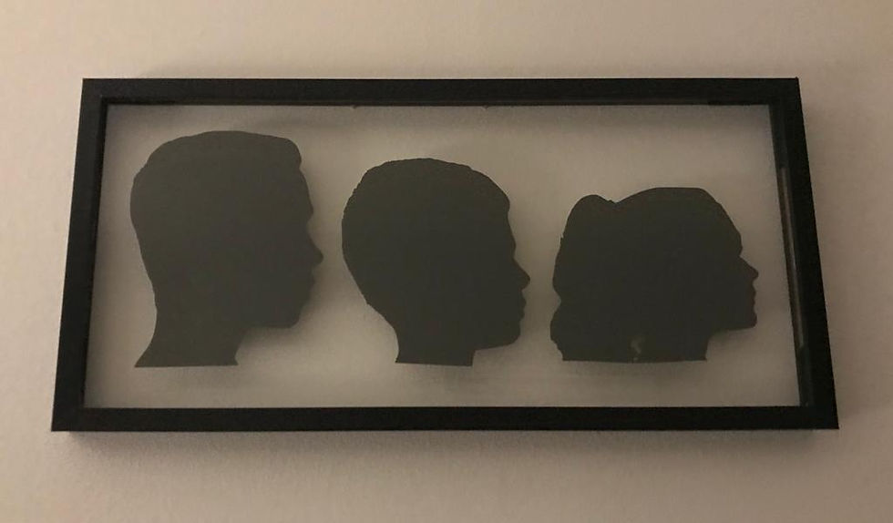 Cadre silhouettes