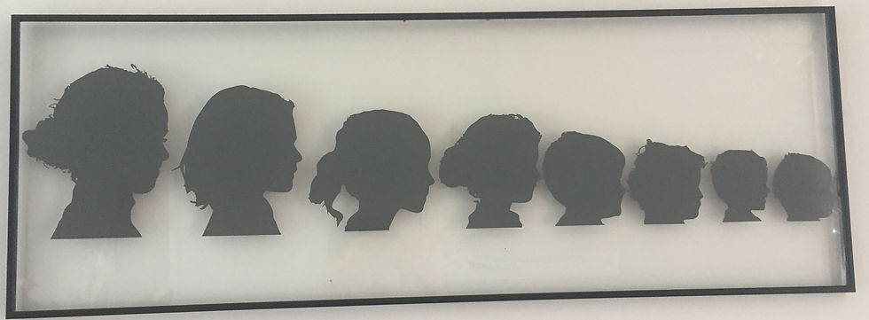 Cadre silhouettes