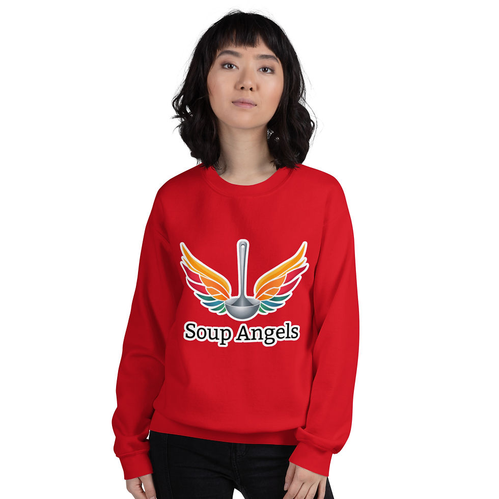 Thumbnail: Soup Angels Sweatshirt - Unisex - Choose Your Color