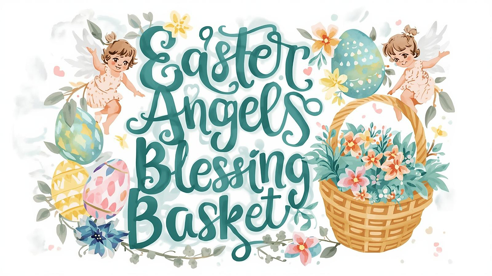Easter Angels Blessing Bags