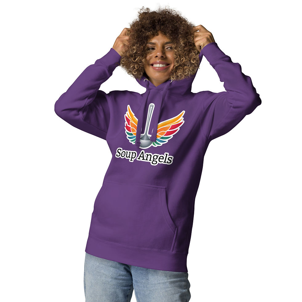 Thumbnail: Soup Angels Hoodie - Unisex - Choose Your Color