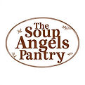Create a word art image for the words The Soup Angels Pantry in an oval image frame.jpg