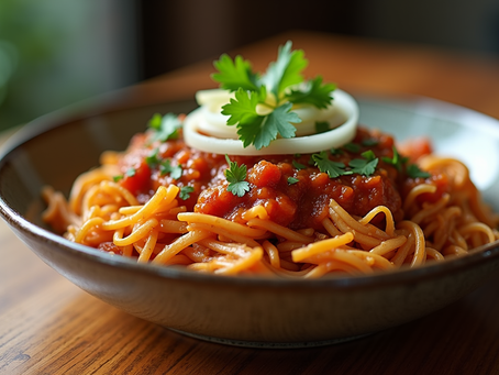 Authentic chicken tinga served in a rustic bowl with garnishes