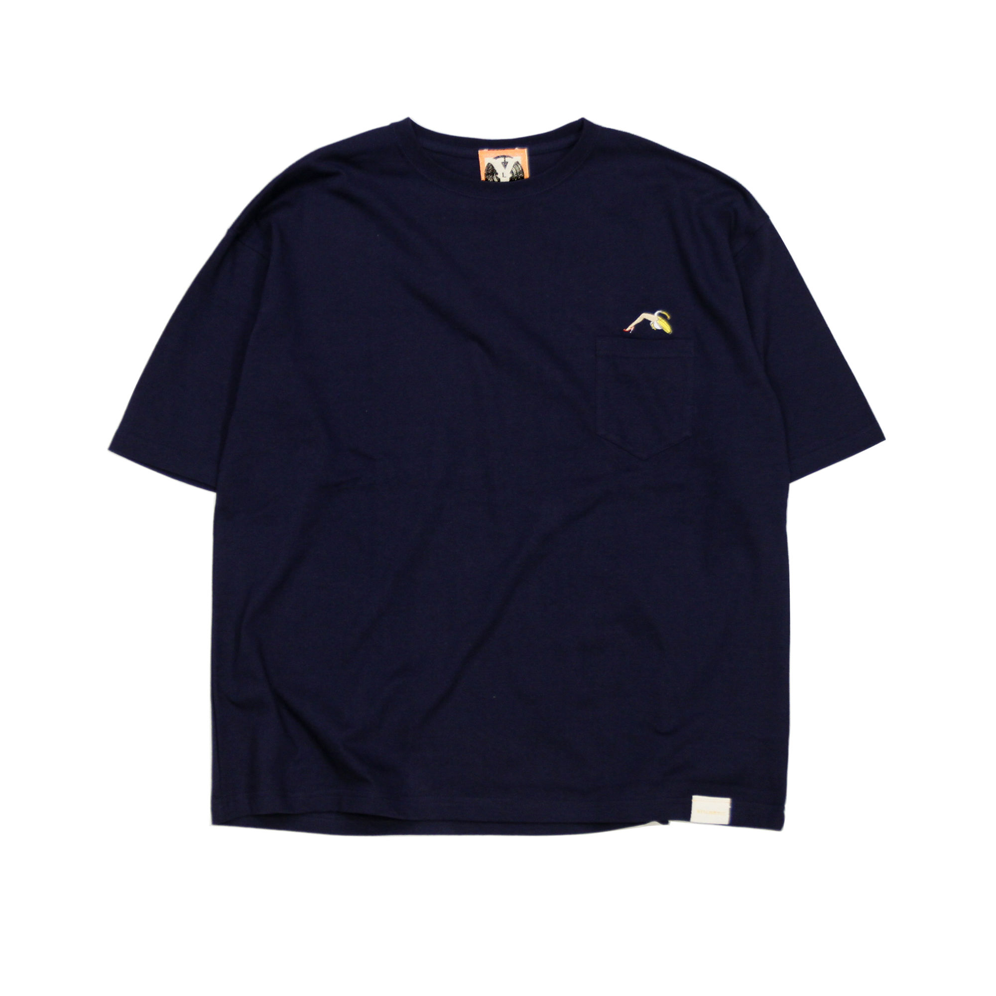 BANANA MAGIC POCKET T-shirts [ NAVY ]