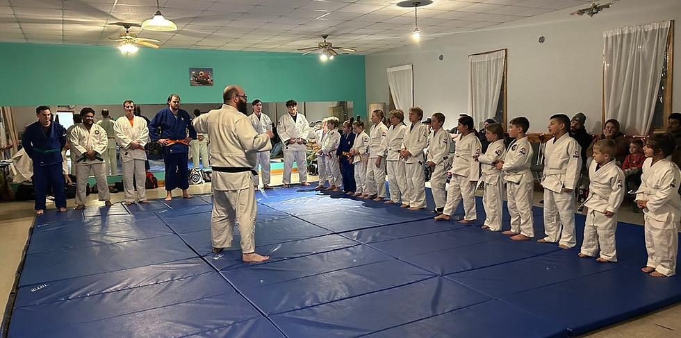 Sensei Jeff addressing students