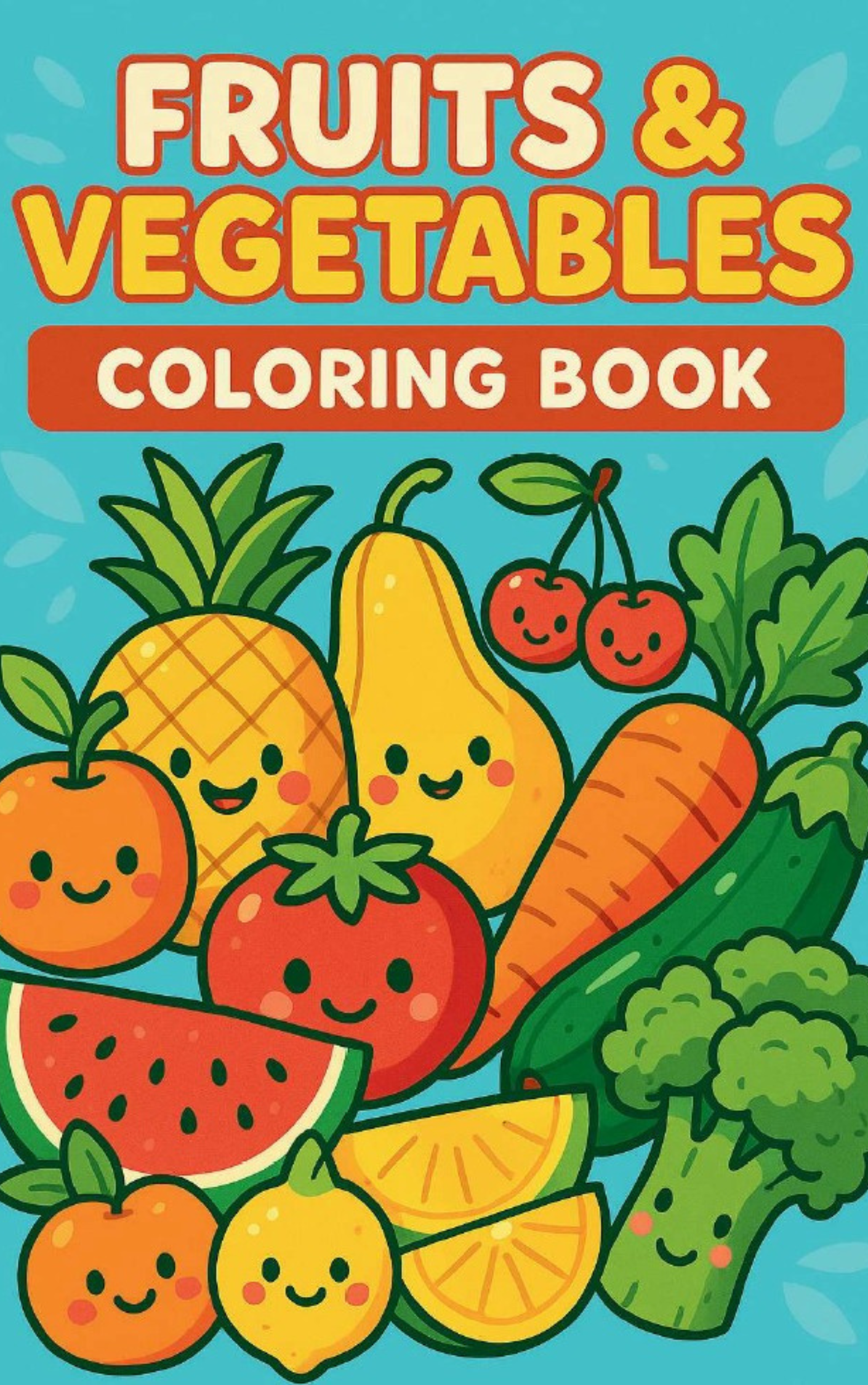 Fruits & Veggies Colouring Book