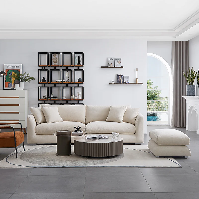 two seat modular couch for a playroom