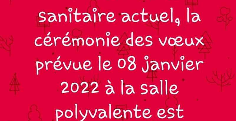Voeux du mairie