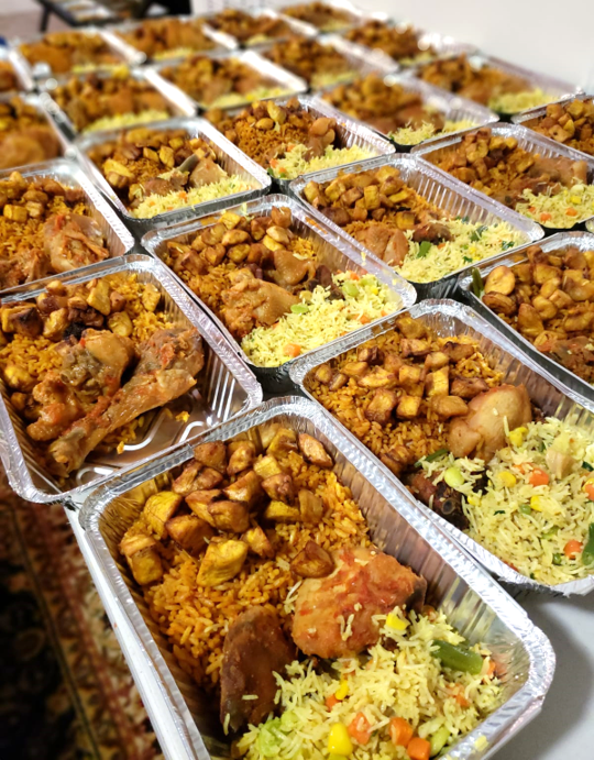 Arranged Food and Objects