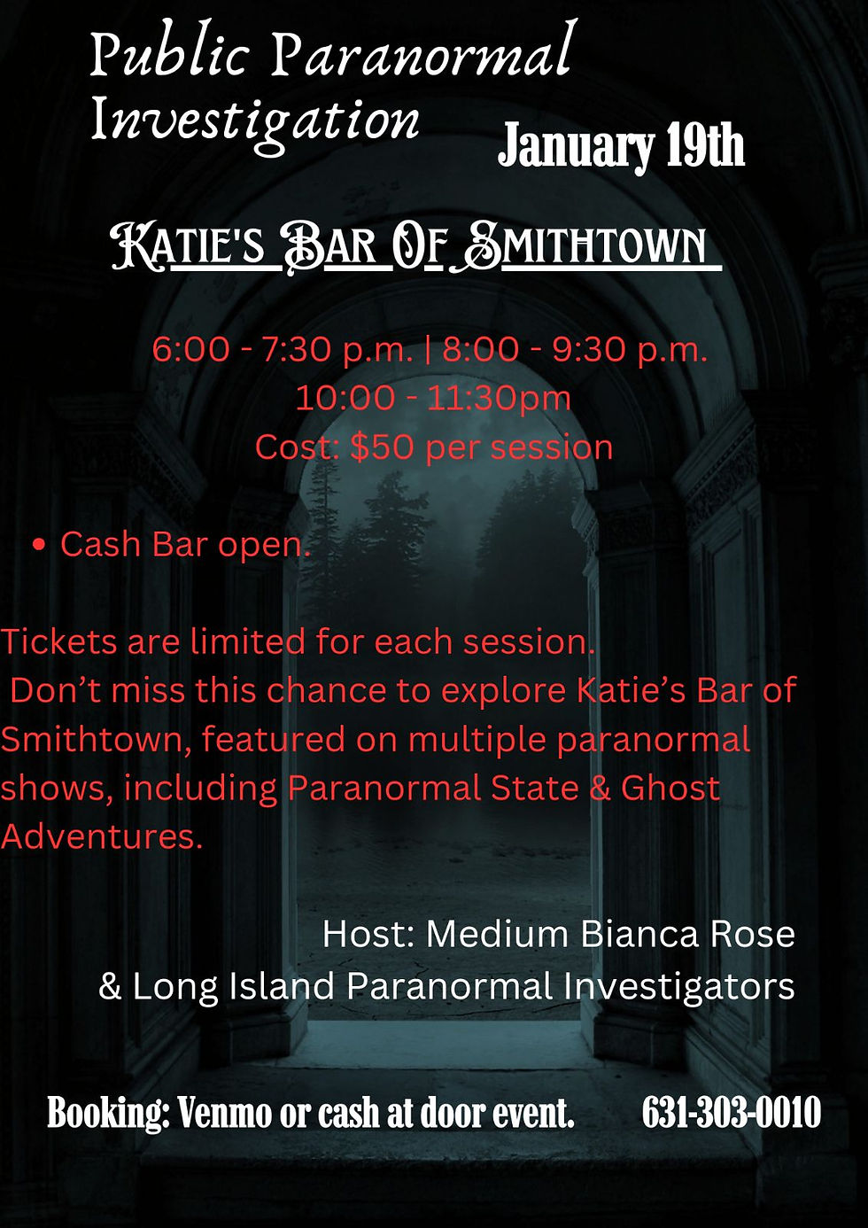 Paranormal Investigation at Kaitie's of Smithtown
