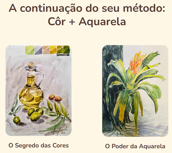 Desenho finalizado com aplicação de cores aprendida no curso Do Traço à Cor