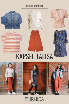Kapsel Talisa einzelne Teile und Beispiellooks