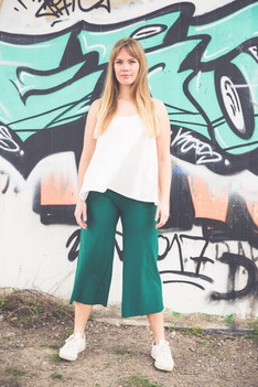 Culotte Emerald in dunklem grün