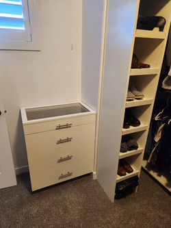 WIC custom dresser with jewelry drawer