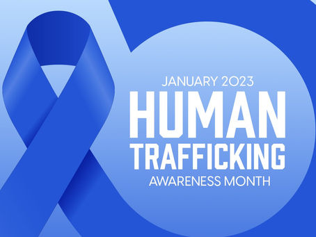 January is Human Trafficking Month