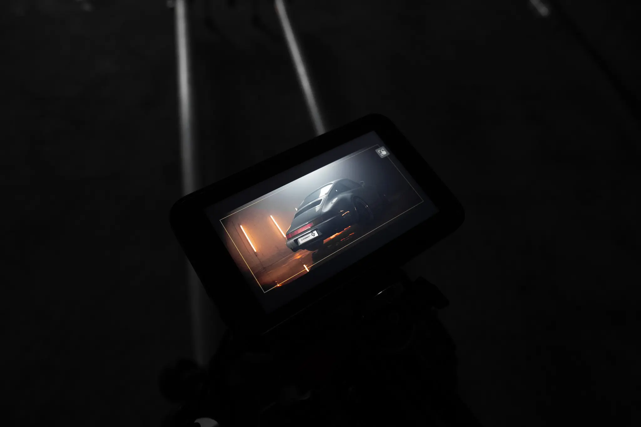 Kamera Monitor am Set