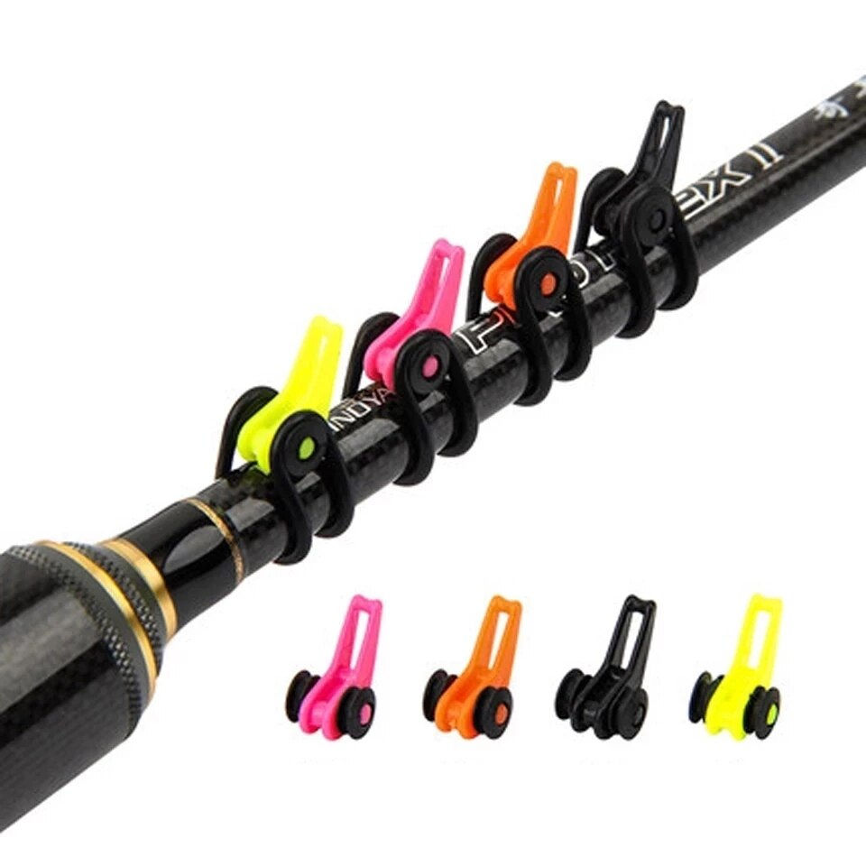 10pcs/lot Plastic Fishing Lure Bait Hook Keeper Holder for Fishing Rod Pole