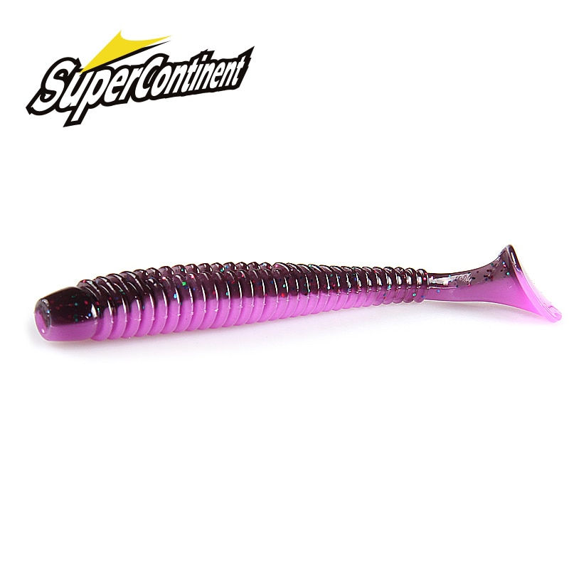 Supercontinent Impact Ring Shad Fishing Lure Soft 63mm 80mm 97mm Plastics