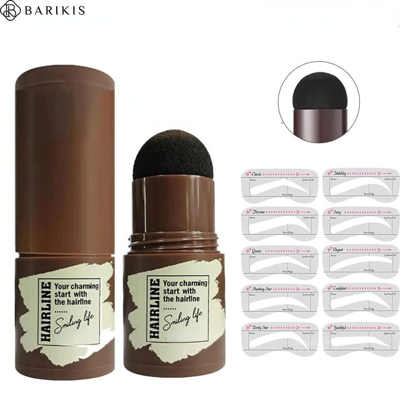 One Step Eyebrow Stamp Shaping Kit Professional Eye Brow Gel Stamp Makeup Kit