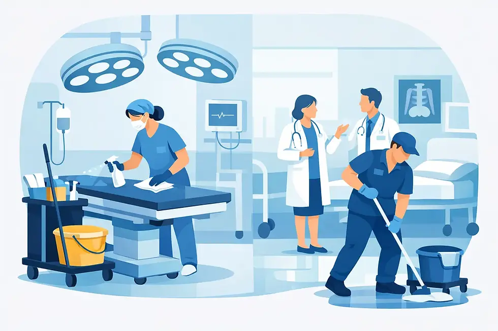 Medizinische Unterhaltsreinigung erklärt