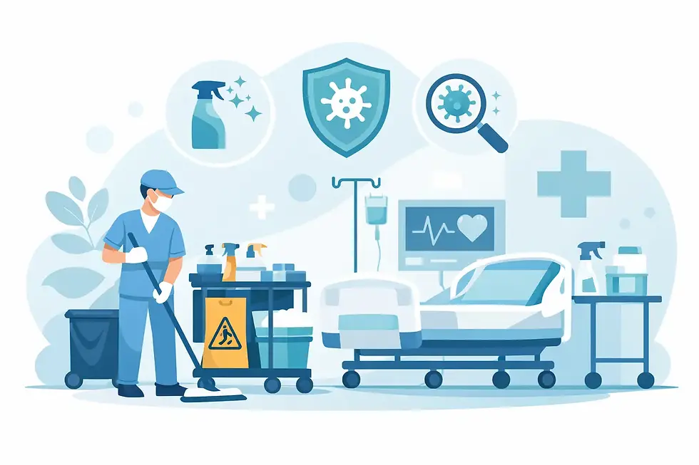 Medizinische Unterhaltsreinigung: Anforderungen