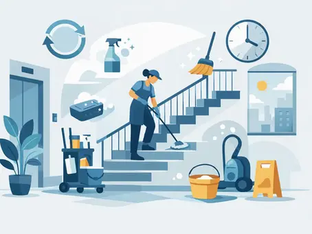 Wie oft Treppenhaus reinigen? Der richtige Turnus