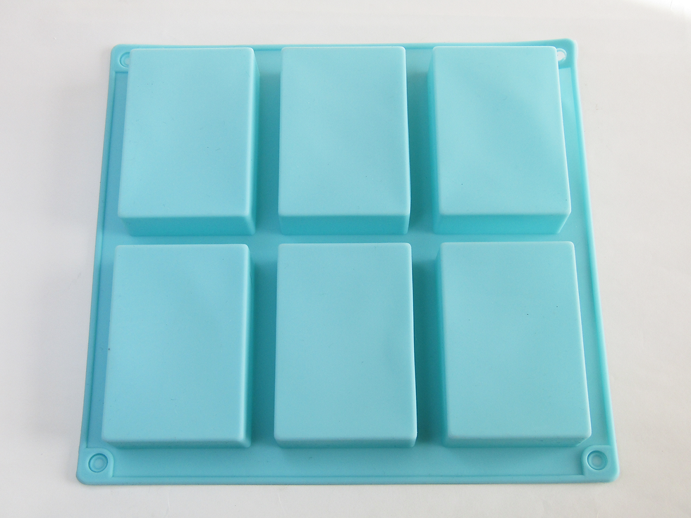 Miniatura: Molde rectangular para jabón