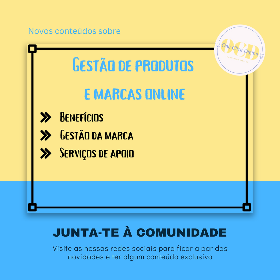 Gestão de produtos e marcas online