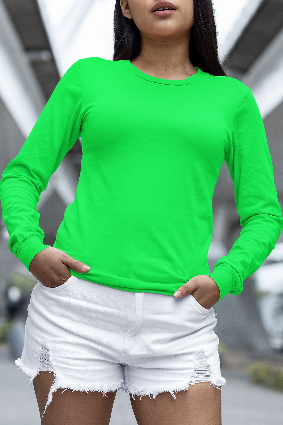 Miniatura: Camiseta Dry ICE Feminina manga longa ante odor uv15