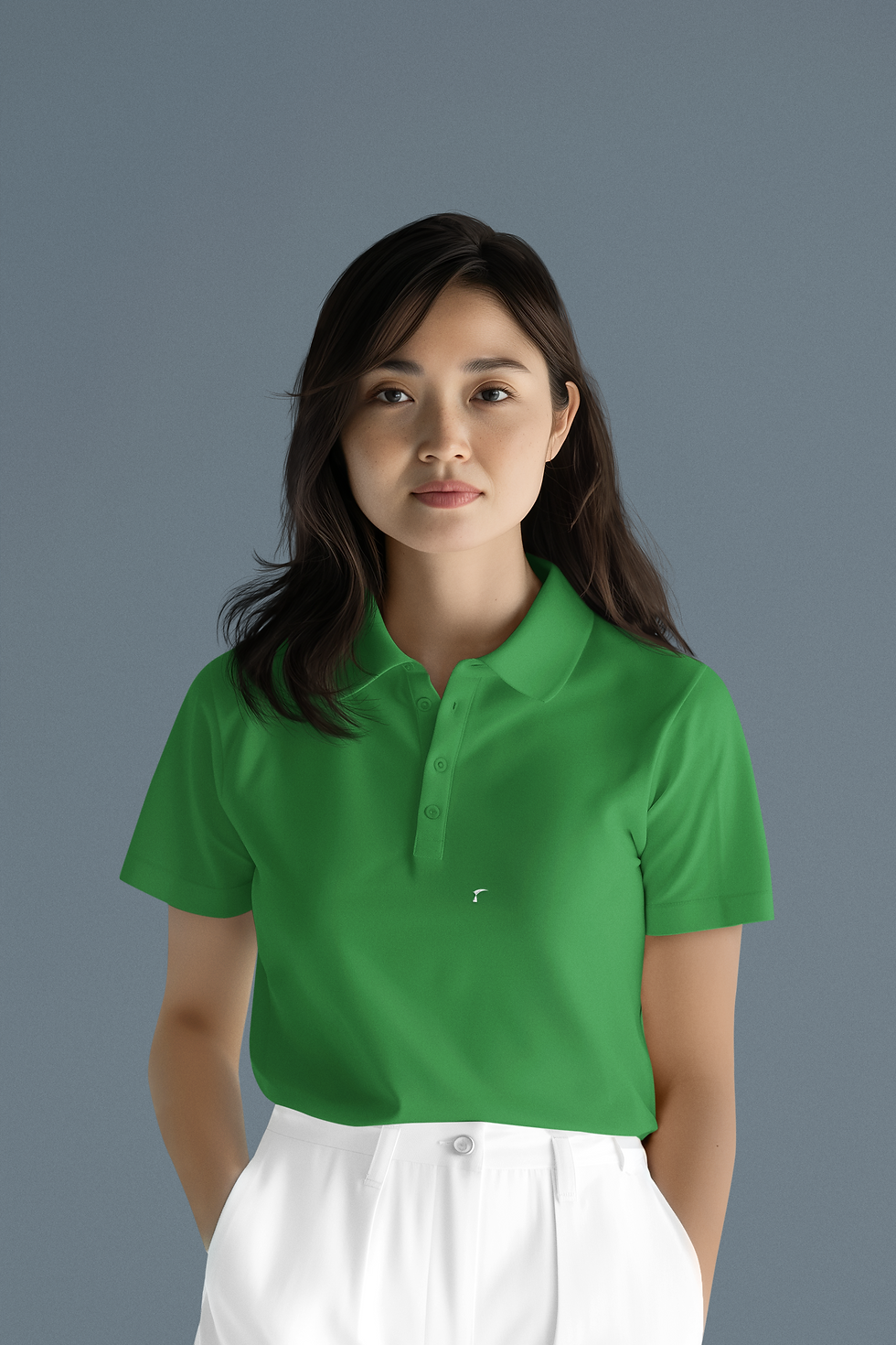 Miniatura: Polo UV50 Feminina Manga Curta AMNI 100% Poliamida