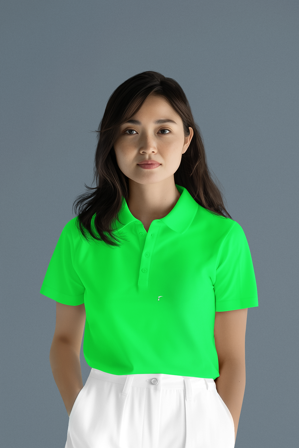 Miniatura: Polo UV50 Feminina Manga Curta AMNI 100% Poliamida