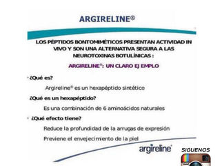 Todo sobre el componente "Argireline"