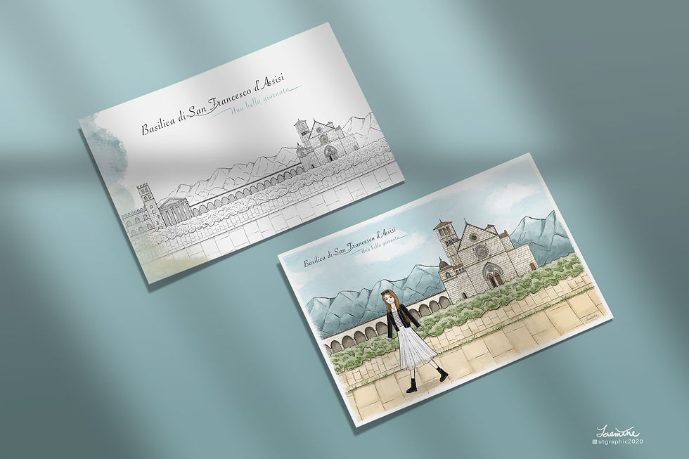 Thumbnail: Postcard design