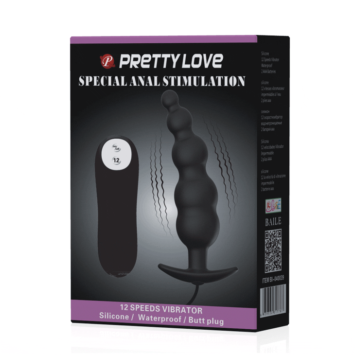 Plug Anal Vibratório com Controle - Modelo 4 BI-040039