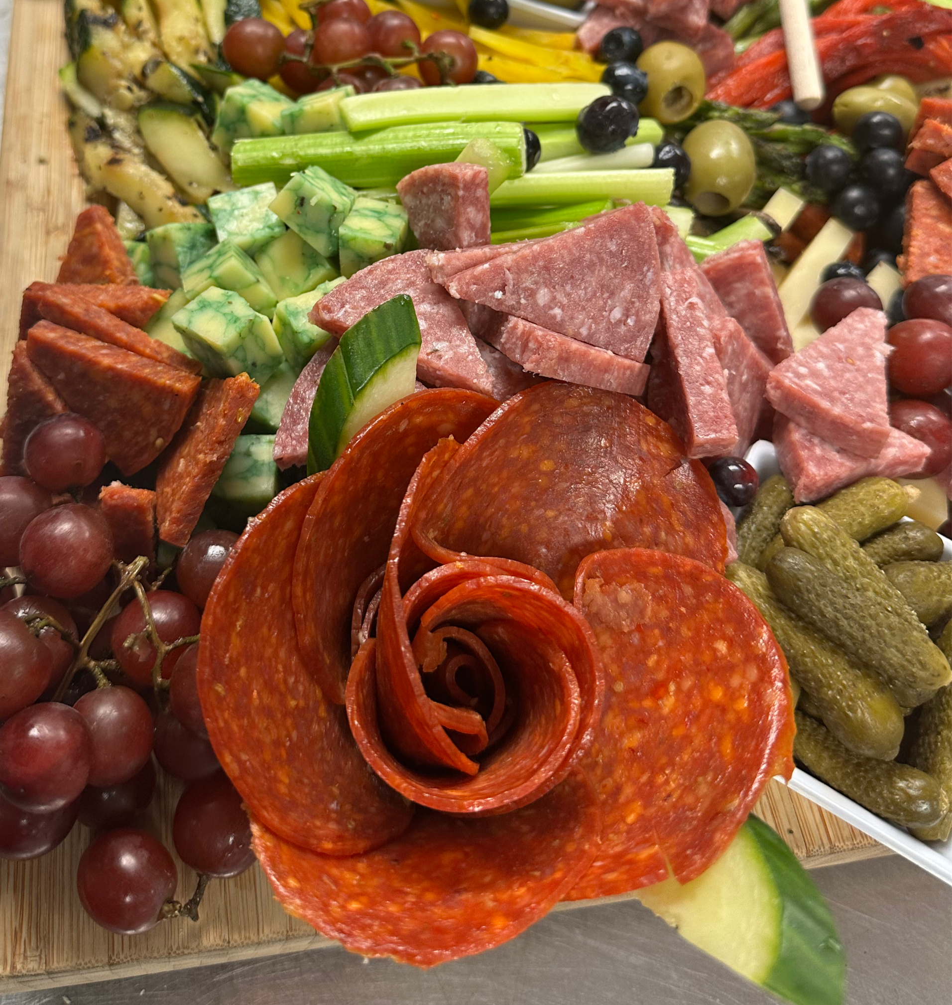 Arranged Food and Objects