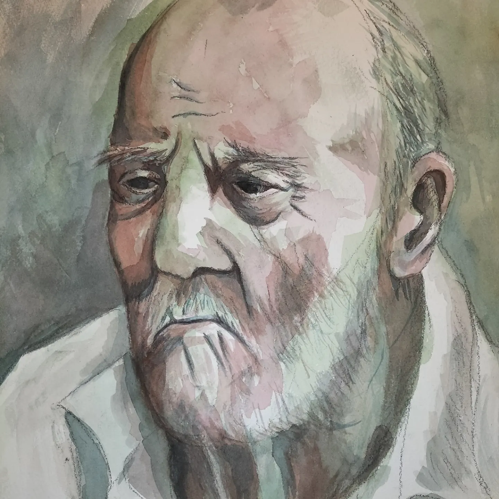 Miniatura: Hombre viejo (Retrato de Tío Juan)