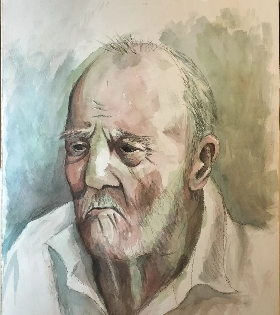 Miniatura: Hombre viejo (Retrato de Tío Juan)