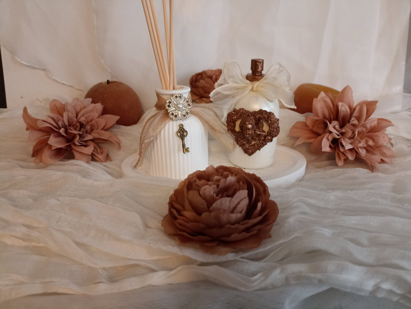 pot diffuseur en plâtre
