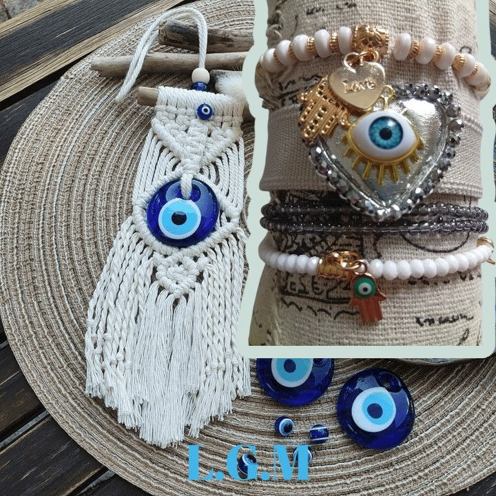 bracelet blue heart