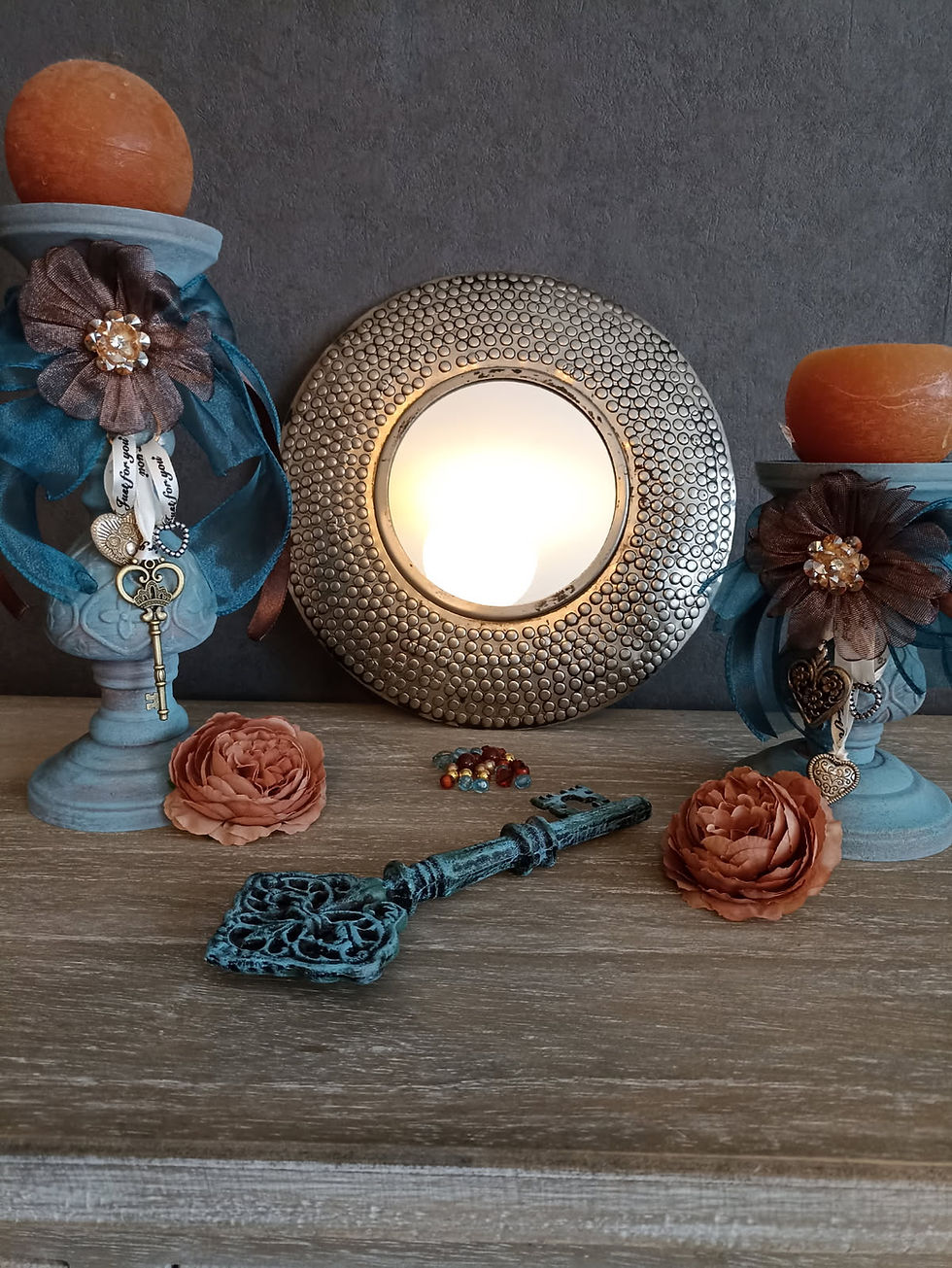 bougeoir bois paulownia