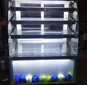 attractive Cake display counter with glass - Shri Ganesh Engineering 