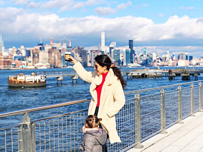 NYC with my Olivia