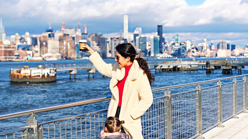 NYC with my Olivia