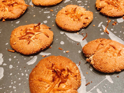 Vegan Almond & Coconut cookies